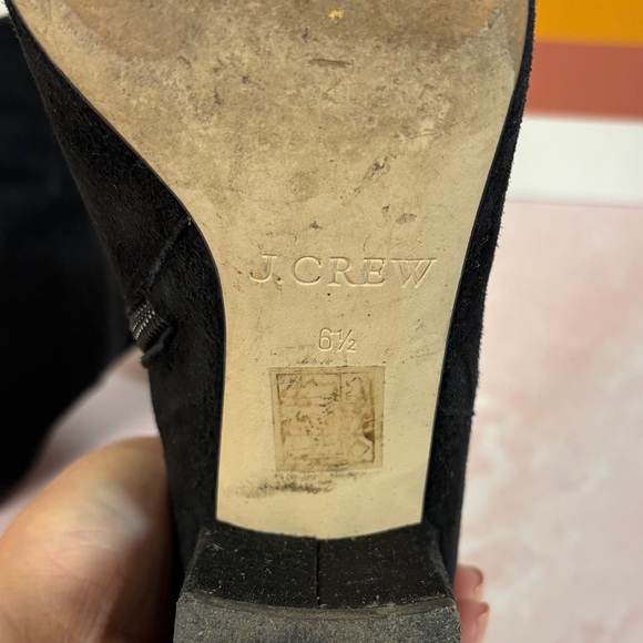 J. Crew Black Suede Ankle Boots - Picture 3 of 9